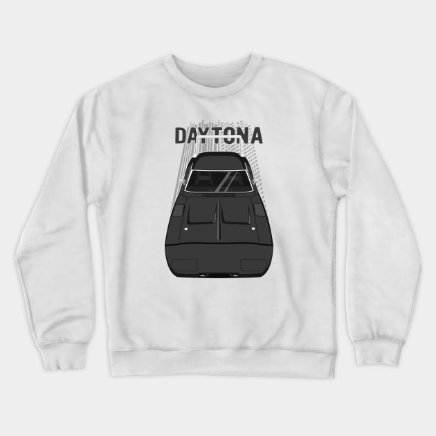 Dodge Charger Daytona 1969 - black Crewneck Sweatshirt by V8social